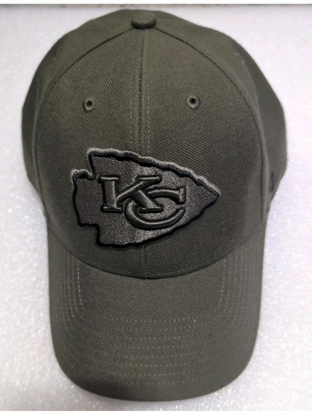 '47 Kansas City Chiefs Strapback Dad Hat Green One Size NFL Cap